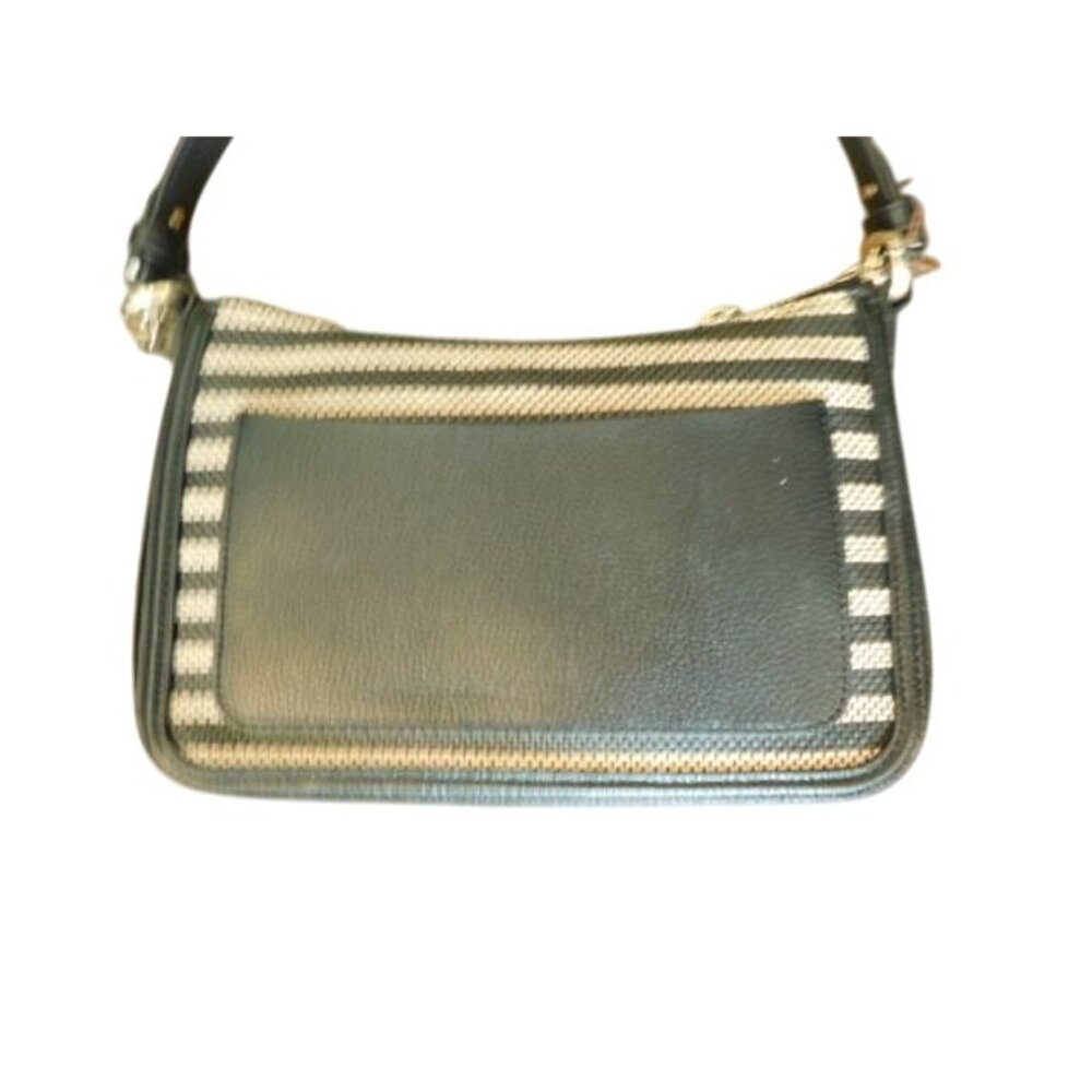 Kate Spade Navy Blue Ivory Hobo Style Handbag Leather EUC - Picture 4 of 4